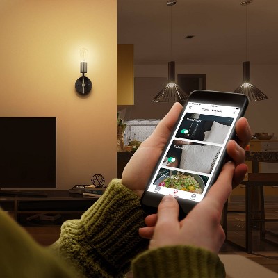 Smart 60W Amber Glass Tunable White Edison LED Bulb