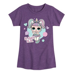 Girls' - LOL Surprise! - B-Day B.B. Besties Celebrate Birthdays Fitted Short Sleeve Graphic T-Shirt - 1 of 4