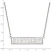 Black Bow Jewelry 10k White Gold Kentucky Wildcats NCAA Necklace 18 Inch - 2 of 4