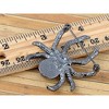 Anna-Kaci Women's Rhinestone Spider Brooch Pin with Black Gemstone Accents - 4 of 4