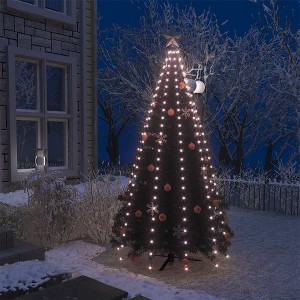 vidaXL Christmas Tree Net Lights with 250 LEDs 98.4" - 1 of 4