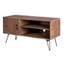 PAGED Wood TV Stand Vintage Entertainment Console with Two Open Shelves, TV Console for Living Room - 4 of 4