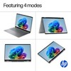 HP - OmniBook X Flip 2-in-1 - Copilot+ PC - 16" 2K Touch-Screen Laptop - AMD Ryzen AI 5 - 16GB Memory - 512GB SSD - Meteor Silver - 3 of 4