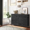 Dresser for Bedroom TV Stand for 55” TV, Entertainment Center with 10 Drawers, Storage Organizer Unit for Living Room, Closet, Hallway - 3 of 4
