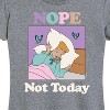 Women's - Disney Princess - Nope Not Today Short Sleeve Graphic T-Shirt - 2 of 4