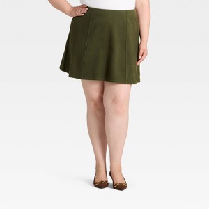 Women's Brushed Mini Skirt - A New Day™ - 1 of 3