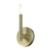 Livex Lighting Copenhagen 1 - Light Wall Light in  Antique Brass - 4 of 4