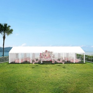 Erommy 20'x50' Party Tent Outdoor Canopy Tent for Events, White - 1 of 3