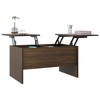 vidaXL Coffee Table Brown Oak 31.5 in.x19.7 in.x16.7 in. Engineered Wood - 4 of 4