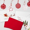 Dessie 50 Unique Christmas Cards Boxed with Envelopes & Stickers 4x6 Holiday Cards for Kids Charity Work Employees Clients Bulk Variety Pack - 4 of 4