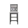 New Classic Furniture,Furniture Gia Solid Wood Counter Chairs In Gray (Set Of 2) - 3 of 4