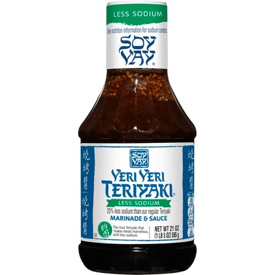 Soy Vay Marinade & Sauce Veri Veri Teriyaki Less Sodium 21oz