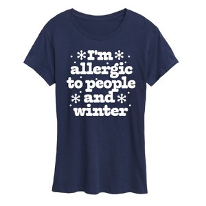 Women's - Instant Message - Winter Short Sleeve Graphic T-Shirt - 1 of 4