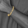 Black Bow Jewelry Men's 14k Yellow Gold, 8mm Figaro Link Chain Bracelet - 8 Inch - 3 of 4
