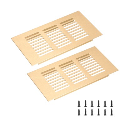 Unique Bargains Rectangle Ventilation Grille, Aluminum