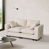 WestinTrends Hearthside 70" Modular Corduroy Loveseat Sofa With USB/Type-C Ports and Side Pockets - 2 of 4