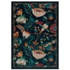 COZONY Floral Birds Washable Area Rug - Boho Vintage Large Soft Non-Slip Low Pile Carpet for Living Room Bedroom Dining Room Nursery Office Farmhouse - 2 of 4