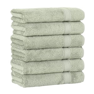 Linum Home Textiles 100% Turkish Cotton Sinemis Terry Hand Towels (Set of 6) - 1 of 1