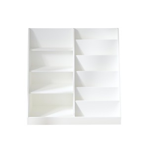 Gulches 34 Inches Tall White MDF 4 Shelf Kids Bookcase with Toy Storage Organizer for Kids Room Playroom Nursery - 1 of 4