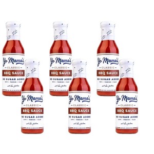 Yo Mama's Foods BBQ Sauce - Case of 6/14 oz - 1 of 4