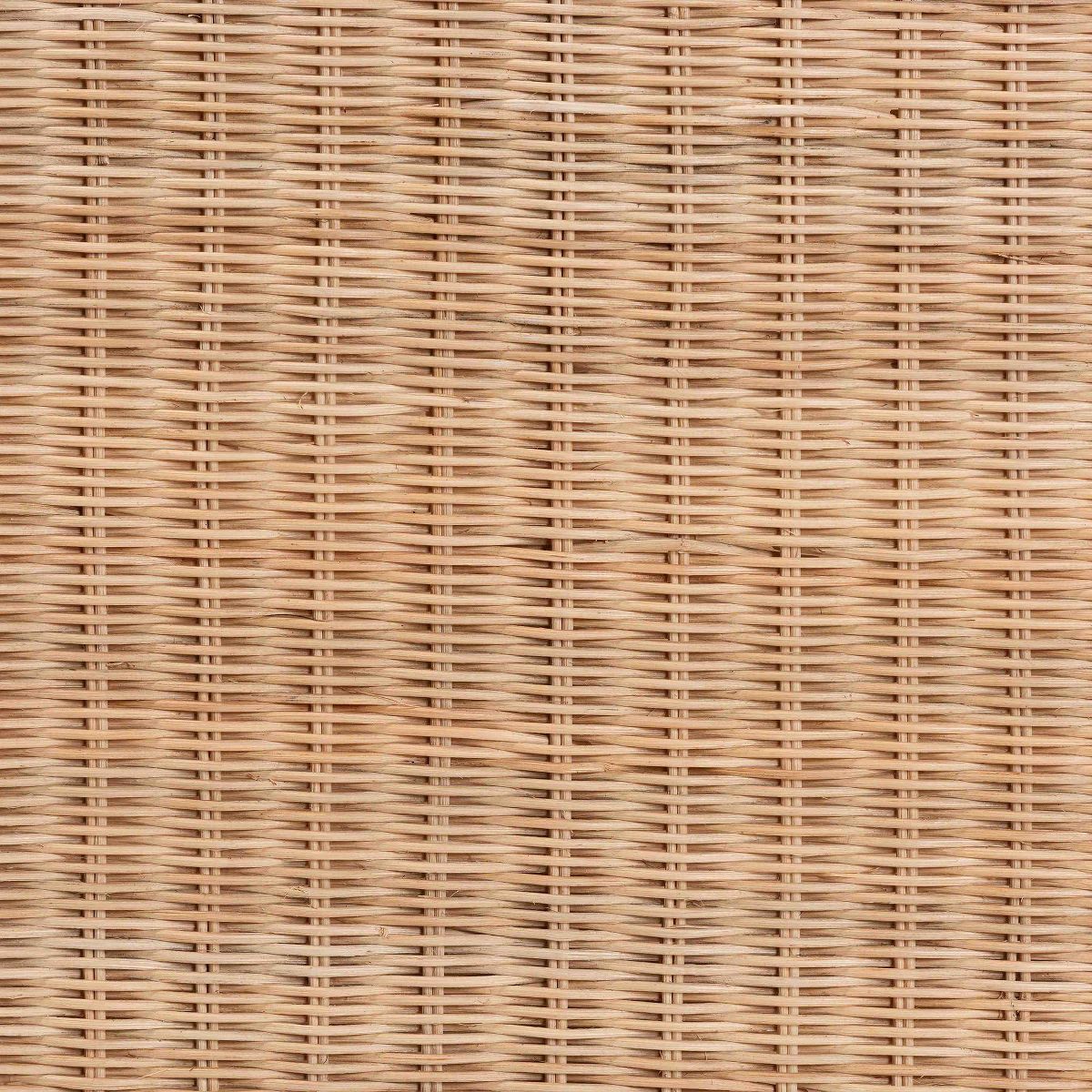 bali & pari Oxford Braided Natural Rattan End Table with Shelf Natural Brown - thumbnail 5