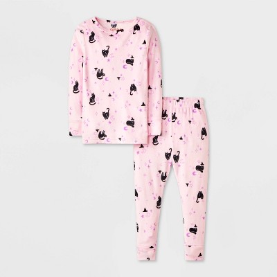 Toddler Girls' 2pc Snuggly Soft Snug Fit Pajama Set - Cat & Jack™ Pink 4T
