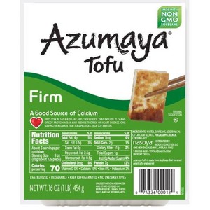 Azumaya Firm Gluten Free Tofu - 16oz - 1 of 4