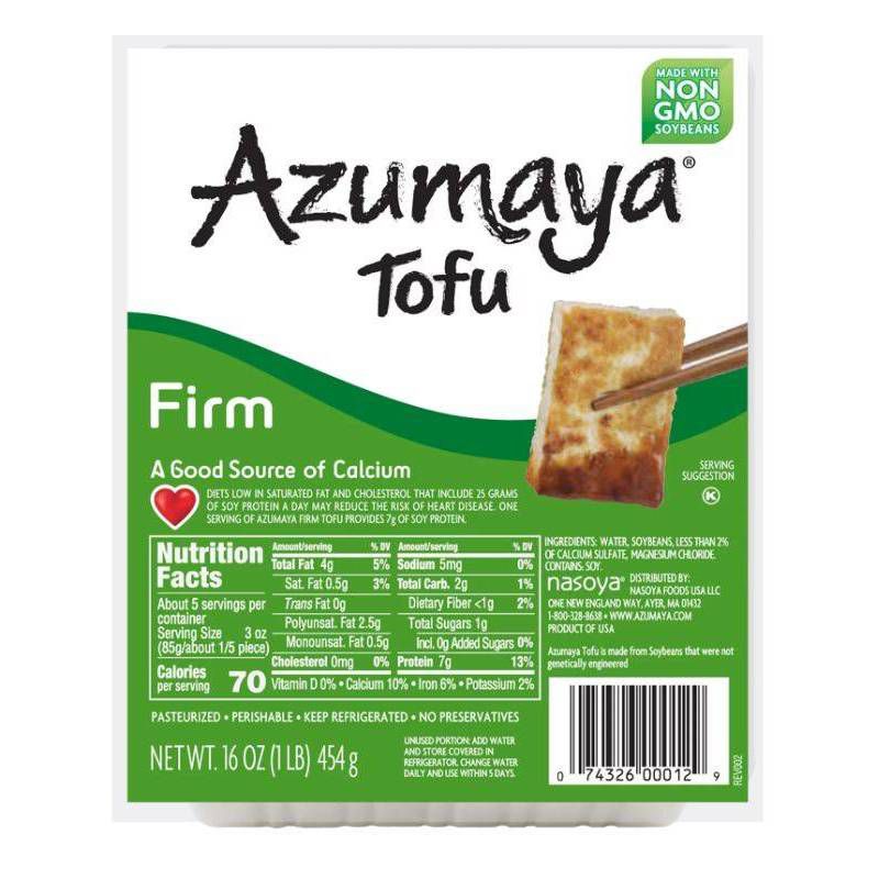 Azumaya Firm Gluten Free Tofu - 16oz, 1 of 7