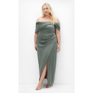 Women's Plus Size Paloma Maxi Dress - sage | CITY CHIC - 1 of 4