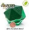 Gate Keeper Games Counter Attack Random Encounter 58mm D20-Green Swirl RPG Dice - 2 of 4