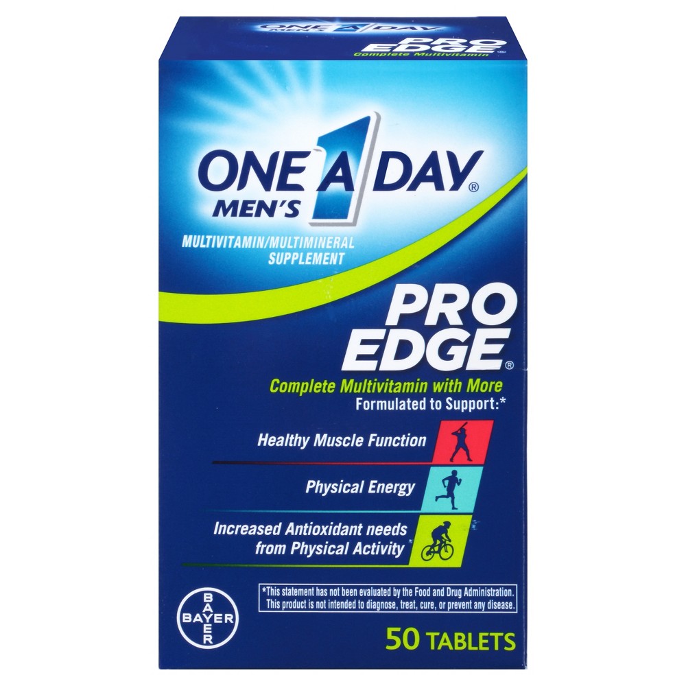 UPC 016500541189 product image for One A Day Pro Edge Complete For Men Multivitamin Dietary Supplement Tablets - 50 | upcitemdb.com