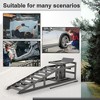 2pcs 11000lbs Hydraulic Car Ramp, Lift Service Ramp Truck Trailer Garage, Height Hydraulic Vehicle Ramp, Car Hydraulic Lift Service Frame 5T 5 Tons - 3 of 4