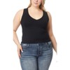 WallFlower Women's Insta Smooth Olivia Seamless Rib V-Neck Tank - 2 of 4