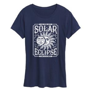 Women's - Instant Message - Celestial Solar Eclipse Short Sleeve Graphic T-Shirt - 1 of 4
