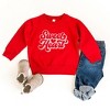 The Juniper Shop Sweet Heart With Heart Toddler Graphic Sweatshirt - 2 of 2