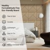 UNISOAR Wood Acoustic Wall Panels-Self-Adhesive 3D Wood Slat Wall Panel-Sound Absorbing Panels for Noise Reducing-Feature Wall Decor for Home & Office - 4 of 4