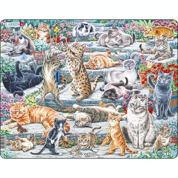Larsen Cute Cats 45 Piece Children's Jigsaw Puzzle