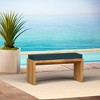 ARDEN Foam Outdoor Double Welted Bench Cushion, 48 x 18, made with ProFoam, Rain-proof, Fade Resistant - 2 of 4