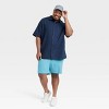 Men's Big & Tall Short Sleeve Collared Button-Down Shirt - Goodfellow & Co™ - 3 of 3