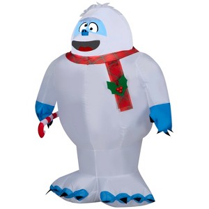 Gemmy Christmas Inflatable Bumble with Candy Cane, 3.5 ft Tall, Multi - 1 of 4