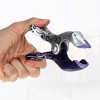 Unique Bargains Clownfish Clothespins Purple Silver Tone 4 Pcs - 4 of 4