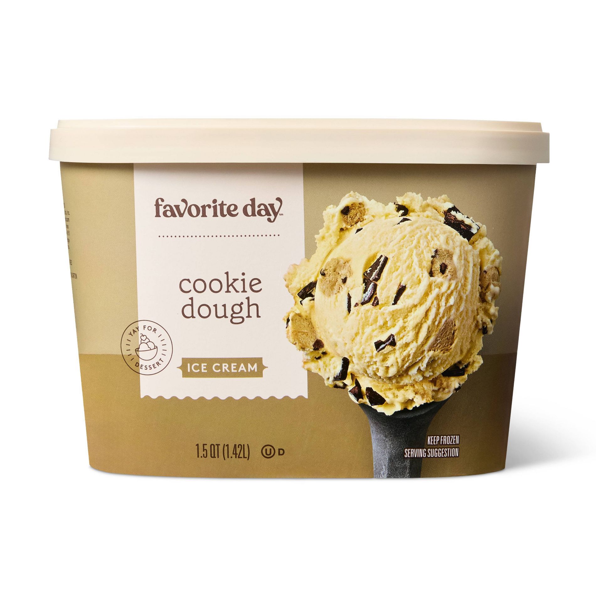 Cookie Dough Ice Cream - 48oz - Favorite Day™
