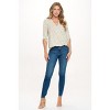 WEST K Women's Alexa Surplice V-Neck Rolltab Blouse - 4 of 4