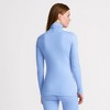 Lands' End Women's Baselayer Cozy Thermaskin Turtleneck Top - 2 of 4