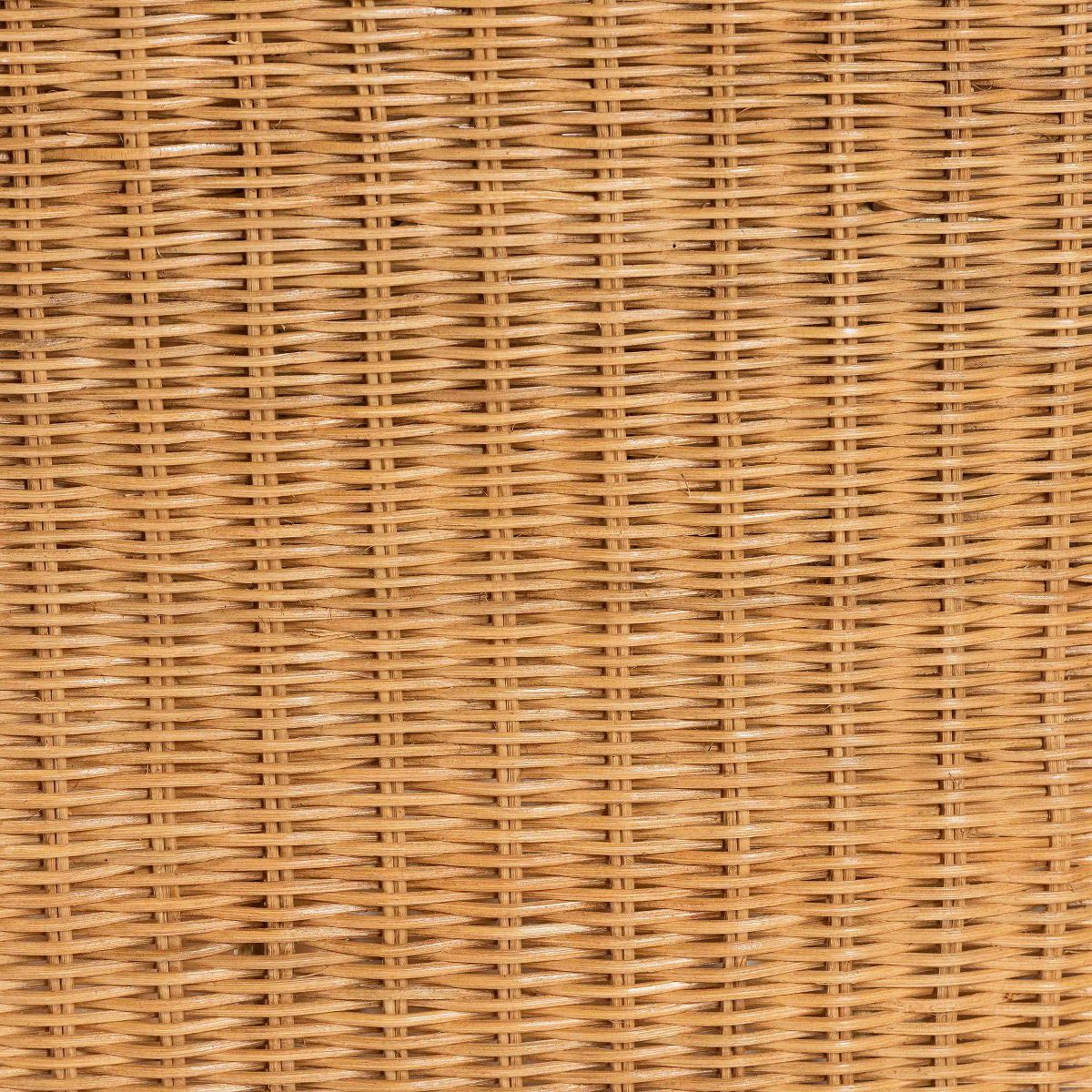 bali & pari Carina Natural Rattan Barrel Dining Chair Light Honey - thumbnail 7