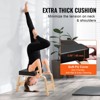 VEVOR Yoga Headstand Bench, 300 lbs Capacity Yoga Inversion Chair for Family Gym, Headstand Trainer with Wood Frame & PU Pad, Black - 3 of 4
