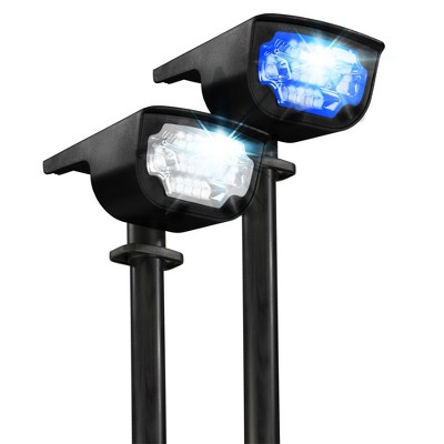 Bell+Howell Bionic Color Burst Solar LED Pathway Lights, 2 Pack