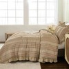 BAGOKIE 3 Pieces Seersucker Ruffle Bed in a Bag Comforter Set - 3 of 4