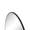 FONTOI Bathroom Vanity Mirrors, Circular Mirror, Metal Framed Mirror, Dressing Mirror for Bathroom Living Room Bedroom, Black, 27.95"*0.98"*27.95" - 4 of 4