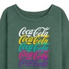 Women's - Coca-Cola - 90's Retro Logo Stacked Lightweight French Terry Slouchy - 2 of 4